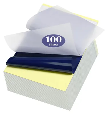 Produktbild von Tattoo-Transferpapier - 4-lagiges Thermoschablonenpapier - Für Tattoo-Entwürfe - 100 Blatt A4