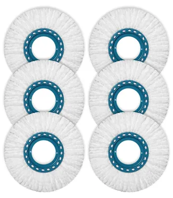 Zdjęcie produktu dla 6 sztuk wymienne nakładki do mopa Leifheit Clean Twist Disc