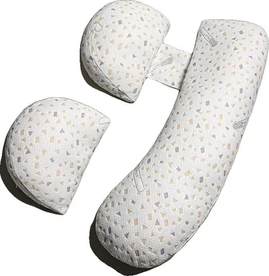 Image de Coussin de grossesse, forme en U, confort réglable, type 2 Gris