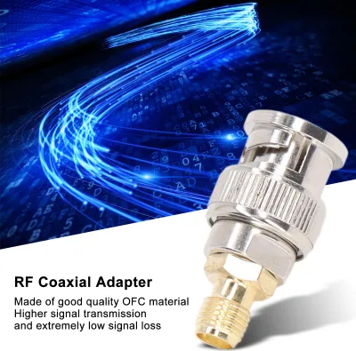 Obrázek produktu pro 10 ks RF koaxiální kabelový adaptér konektor SMA samice na BNC samec přístrojová konverzní sada