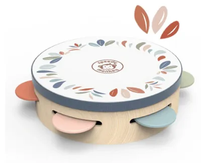 Image de Speedy monkey - tambourin en bois