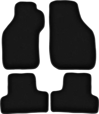 Immagine prodotto di Tappetini in velluto per Mitsubishi Eclipse III (1999-2006, coupé) neri, set 4 pz, con fissaggi