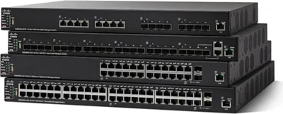 Produktbild von Cisco SG550X-48, Managed, L3, Gigabit Ethernet (10/100/1000), Rack-Einbau, 1U