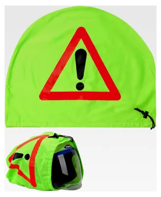 Produktbild von Warndreieck für Motorradhelme - Erste Hilfe Warnhaube für Helme