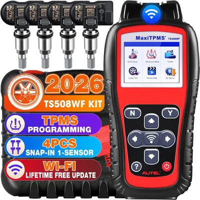 Image de Outil de diagnostic TPMS - Contrôle de la pression des pneus - Programmeur de capteurs - Réinitialisation OBD - Activateur de capteurs MX