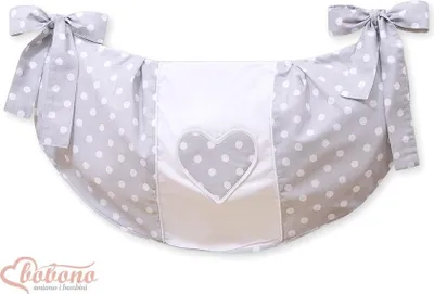 Produktbild von Spielzeugtasche – Aufbewahrungstasche – 100 % Baumwolle, waschbar, große Größe 60 x 30 cm