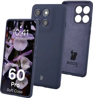 Produktbild von Bizon Soft Case Motorola Edge 60 Pro dunkelblau