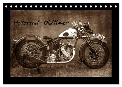Produktbild von Motorrad Oldtimer (Tischkalender 2027 DIN A5 quer), CALVENDO Monatskalender