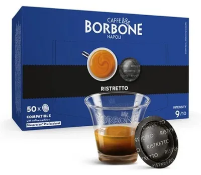 Obrázok produktu pre Borbone Ristretto, kapsule kompatibilné so systémom NESPRESSO PROFESSIONAL – 50 kapsúl