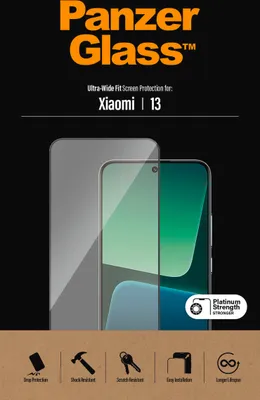 Immagine prodotto di Panzerglass Ultra-Wide Fit vetro temperato per Xiaomi 14 / 13