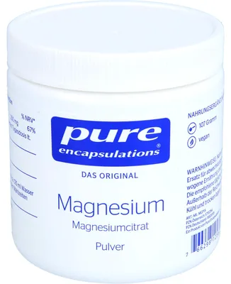 Produktbild von Pure Encapsulations Magnesium Magnesiumcitrat Pulver, 107 g Pulver