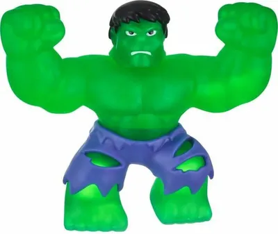 A toy figure of The Incredible Hulk.