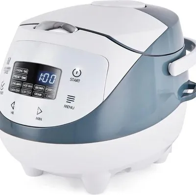 Obrázek produktu pro Rýžovar - Pokročilá fuzzy logika - Mini - Keramická mísa - 4 programy - Bílá/šedá