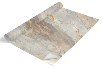 Produktbild von Tulup Möbelfolie - Klebefolie Möbel - Selbstklebende Folie 100x50 cm - Möbelfolie Schrank - Folie für Möbel - Möbelfolie Küche - Wasserdicht - Abwaschbar - Selbstklebend - Luftblasenfrei - Marmor-Eleganz