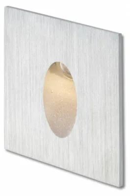 Image de ELICA SQ encastré aluminium brossé 230V LED 3W IP54 3000K