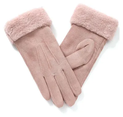 Produktbild von Handschuhe Damen Winter Warm Touchscreen Gefüttert L Rosa