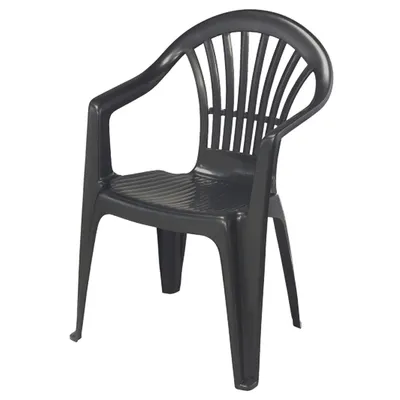 Produktbild von Kunststoff Stapelstuhl Bistrostuhl Gartenstuhl "ALTEA" Anthrazit