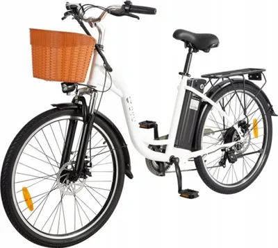 Produktbild von DYU-C6 26 palcový dámsky bicykel E Bike od 155cm mestský elektrický bicykel s nízkym krokom 36V 12.5Ah lítiová batéria pedelec motor rozsah