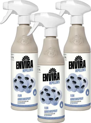 Produktbild von Envira Floh Abwehrspray im Vorteilspack 3x500ml