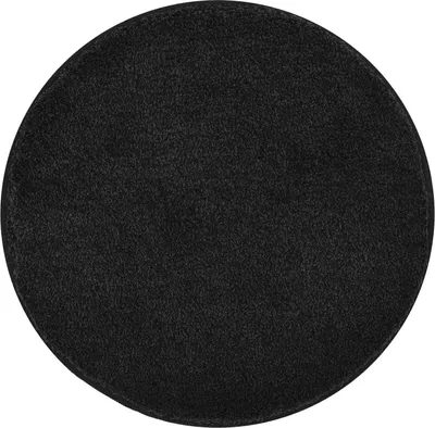 Produktbild von Kleine Wolke Badteppich RELAX Schwarz 100 cm rund