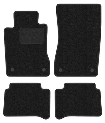 Immagine prodotto di Tappetini in moquette per Mercedes CLS C219 2004-2010 (berlina) – set 4 pezzi, antracite, su misura – Wielganizator ANTHRA