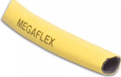 Produktbild von 25m Gartenschlauch Wasserschlauch gelb 3/5" Zoll PVC 15mm 8bar Megaflex