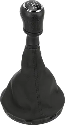 Image de Couvre-bouton de contrôle automobile Cuir synthétique noir Remplacement pour transport Multivan Caravelle T5 T6 2003-20116 Vitesse
