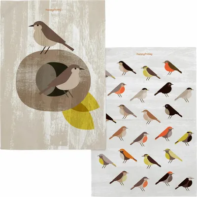 Image de Linge de cuisine HappyFriday Nest Coloré 70 x 50 cm (2 pièces)