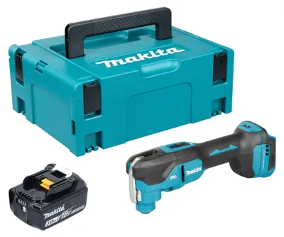 Image de Outil multifonction sans fil Makita DTM 53 F1J 18 V OIS / Starlock Brushless + 1 batterie 3,0 Ah + Makpac - sans chargeur