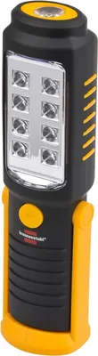 Produktbild von Tragbare LED-Inspektionsleuchte mit 8 + 1 hellen SMD-LEDs (batteriebetrieben, Brenndauer max. 10 Stunden, drehbarer Haken, Magnet).