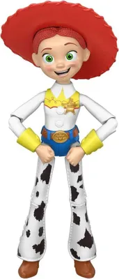 Produktbild von Disney Pixar Toy Story 5 große Jessie-Figur, 30 cm bewegliches Spielzeug, tanzendes Cowgirl Bewegung, 3 Jahr(e), Mehrfarbig, Stoff, Kunststoff