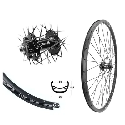 Produktbild von Vorderrad 28 / 29 Zoll Disc MTB 21-622 Hohlkammerfelge 6-Loch Industrielager