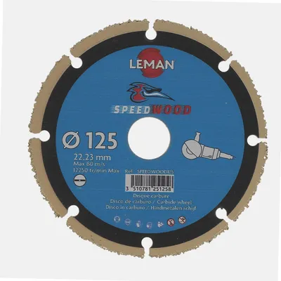 Image de Disque diamètre 125mm carbure Speedwood