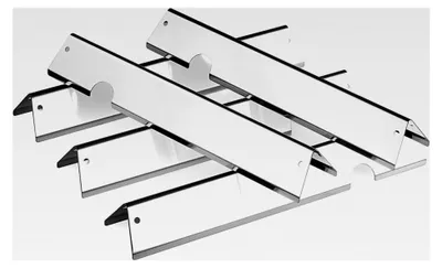 Produktbild von Edelstahl Aromaschienen für Weber Genesis II/LX 300, Ersatzteile für Weber Genesis GS4 II LX E/S-340 E-310 E-315 E-335 E-330 S-335 Grills, 43,5 cm Heizplatten