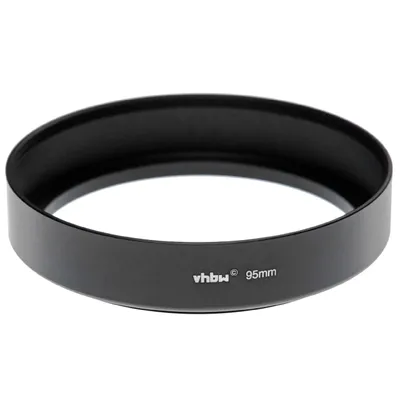 Produktbild von vhbw Gegenlichtblende für 95mm Objektiv, mit Filtergewinde, Rund