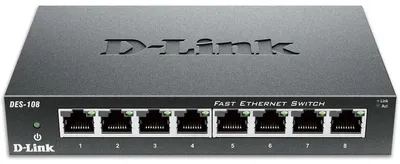 Image de Commutateur D-Link DES-108/V/E, 8 ports