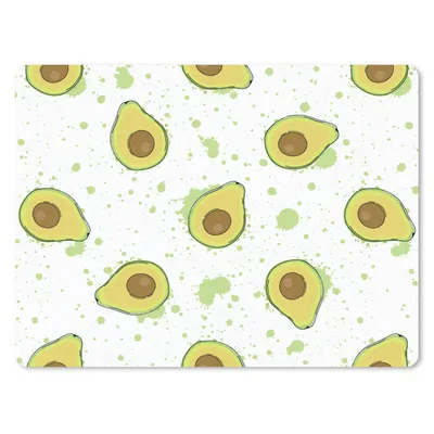 Produktbild von MuchoWow® Mauspad Mousepad Avocado - Muster - Grün 23x19 cm - Mousepads - Maus Mat - Pad - Mausunterlage - Schreibtischunterlage - Mauspad