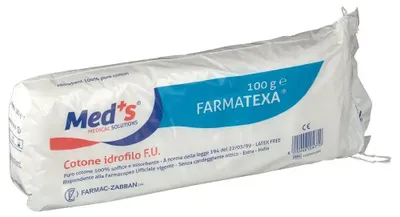 Immagine prodotto di Cotone Idrofilo Meds Farmatexa 100 G