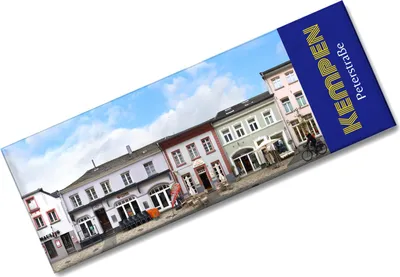 Produktbild von streetline Kempen Peterstraße Panorama Souvenir Magnet