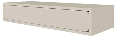 Produktbild von Selsey WUWU - Hängekonsole mit Schublade, Greige, 90 cm