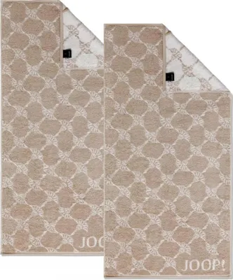 Produktbild von 2 Stück Joop! Handtuch Cornflower 1611-30 Sand 50x100