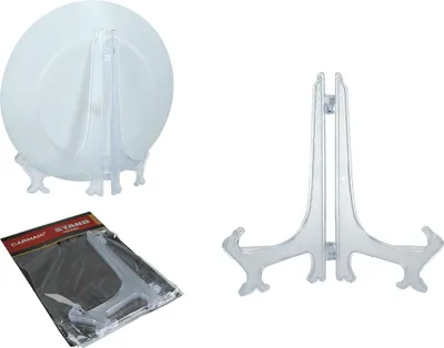 Produktbild von Tellerständer (transparent) - 7"