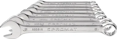 Image de Jeu de clés mixtes 8 pces. SW 8-19mm forme A CV-acier PROMAT