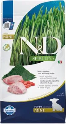 Obrázek produktu pro N&D SPIRULINA DOG Puppy Mini Lamb & Wolfberry 2kg