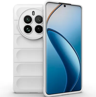 Produktbild von Handyhülle für Realme 12 Pro / 12 Pro+ Weich TPU Silikon Stossfest Anti-rutsch Hülle Weiß