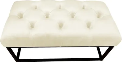 Zdjęcie produktu dla Ławka CHESTERFIELD LOFT MG50 pufa podnóżek metal