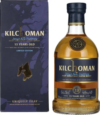 Image de Kilchoman 13 Years Old Islay Single Malt Scotch Whisky Limited Edition 50% Vol. 0,7l en boîte cadeau