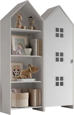 Produktbild von Regalschrank Set Kania 115x37x171 Standregal MDF Weiß /Weiß