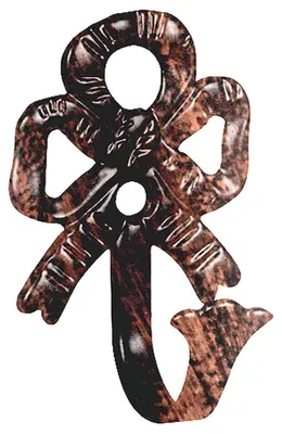 Produktbild von PRENDELUZ Raffhalter - 2-teiliges Set aus Schmiedeeisen, Finish in Schwarz und K