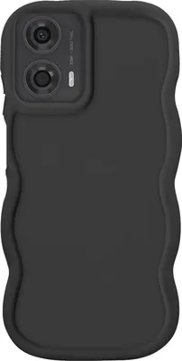 Produktbild von Avizar, Hülle für Motorola Moto G24, G04 und G04s Stoßfest Silikon, Schwarz